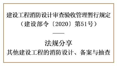 關(guān)于其他建設(shè)工程的消防設(shè)計(jì)、備案與抽查詳情-四川國晉消防分享